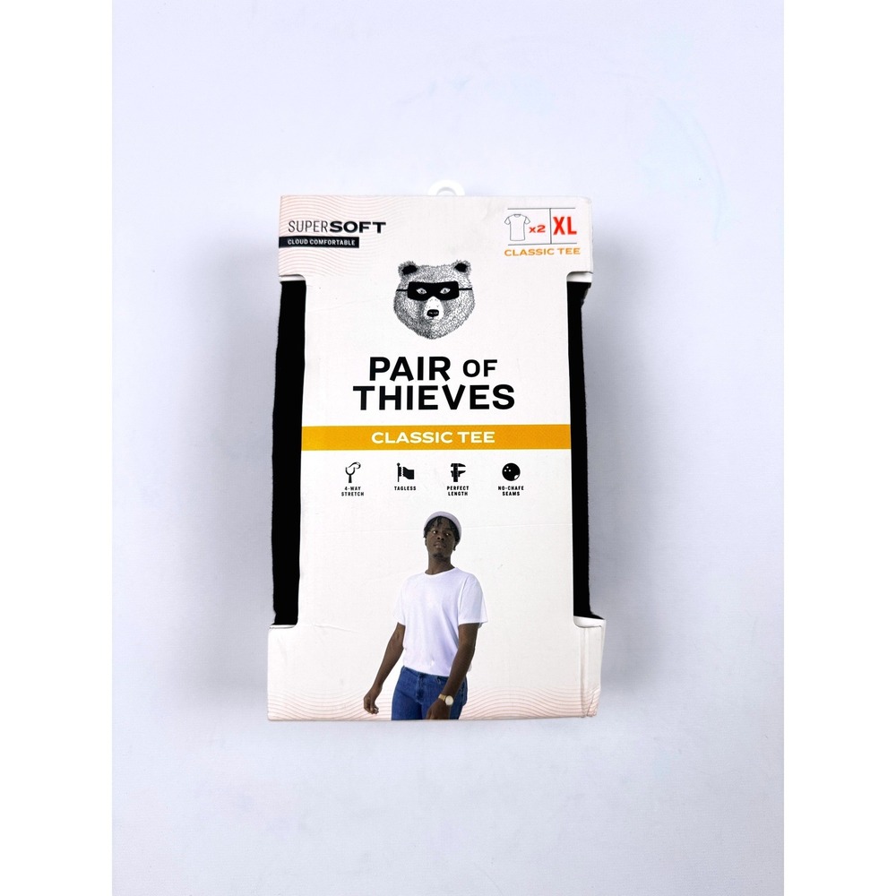 Pair of Thieves Classic Tee Black XL 2-Pack
